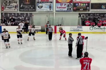 Fight/Bagarre LHSLF Thomas Bolduc vs Marc-André Leblanc 27 novembre 2021