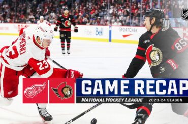 Red Wings @ Senators 10/21 | NHL Highlights 2023
