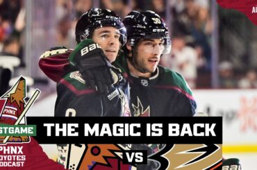 Mullett Magic is back in Arizona Coyotes' home opener win over Anaheim Ducks