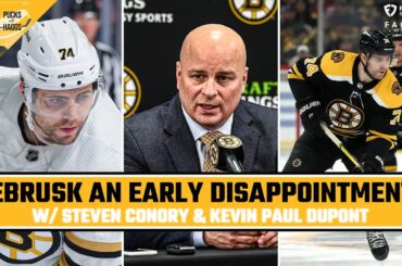 Has Jake DeBrusk been an early disappointment? | Pucks with Haggs