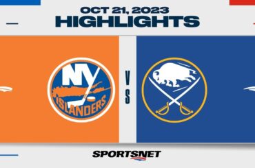 NHL Highlights | Islanders vs. Sabres - October 21, 2023