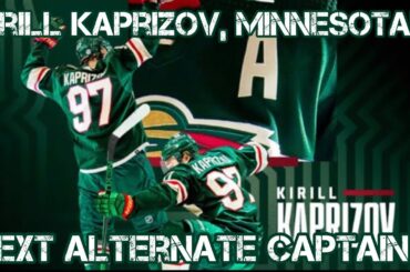 Must See: Minnesota Wild's Kirill Kaprizov named alternate captain! ​⁠@crashthenet0073