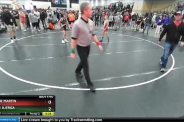 92 Lbs Cons. Round 6 - Layne Martin, MI Vs Gage Bjerga, MN 7550