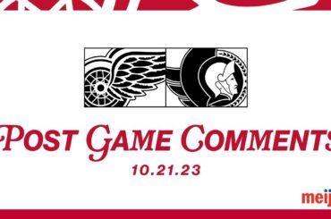 Joe Veleno, Ville Husso & Derek Lalonde Post Game - Oct. 21 @ OTT