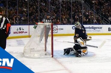 Evgenii Dadonov’s Penalty Shot Rolls Through Carter Hutton’s Pads To Score