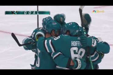 Thomas Bordeleau Scores His First NHL Goal - Sharks vs. Avalanche - October 14, 2023