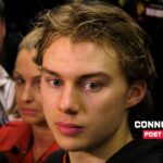 Connor Bedard Post Game Media 10.21.23 | Chicago Blackhawks