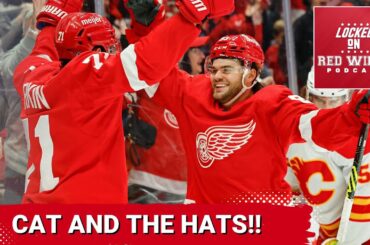 Alex DeBrincat Scores Hattrick vs Calgary Flames! | Detroit Red Wings Complete Weekend Sweep!