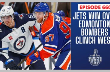 Winnipeg Jets win over Edmonton in overtime, Blue Bombers clinch West Division title
