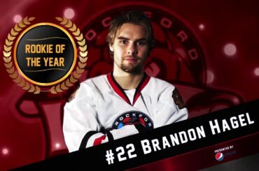 Rockford IceHogs 2019-20 Team Awards - Brandon Hagel - MVP and Rookie of the Year
