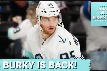 Seattle Kraken Host Vancouver, Andre Burakovsky Joins Rotation For 1st Time Since Injury