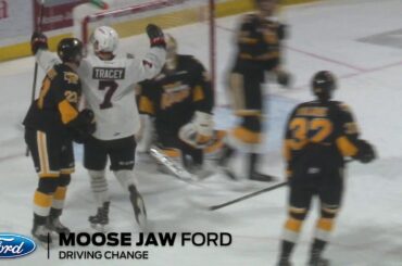 Warriors Goal 1 by #7 Brayden Tracey Moose Jaw Ford - Your peopl