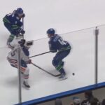 Elias Petterson hit on Cody Ceci - Have your say!