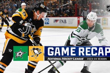 Stars @ Penguins 10/24 | NHL Highlights 2023