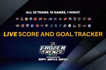 Live Scoreboard and Goal Tracker | Frozen Frenzy | NHL Scoreboard