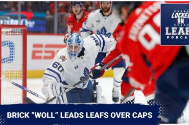 Toronto Maple Leafs prevail over Washington Capitals thanks to Joseph Woll's dominant performance