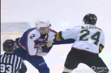 Michael McCarron vs Patrick Sanvido (11/7/14)