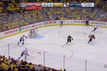 Shattenkirk scores the game winning goal in OT vs Penguins | 2017 Game 3
