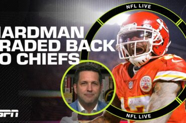 Mecole Hardman traded BACK to the Chiefs 👀 Adam Schefter details the trade | NFL Live