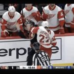 Brady Tkachuk and Michael Rasmussen fight