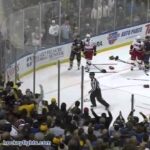 Tim Gleason vs Paul Gaustad Oct 14, 2011 - MSG feed