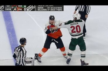 Pat Maroon And Nic Deslauriers Drop The Gloves After Opening Faceoff
