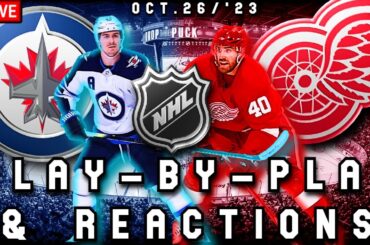 LIVE: Winnipeg Jets vs. Detroit Red Wings | Play-By-Play & Reactions