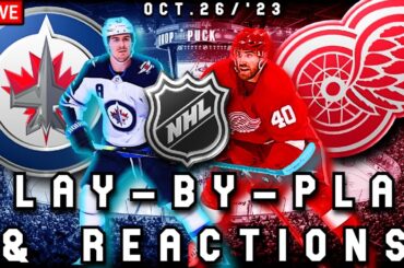 LIVE: Winnipeg Jets vs. Detroit Red Wings | Play-By-Play & Reactions