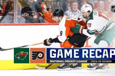 Wild @ Flyers 10/26 | NHL Highlights 2023