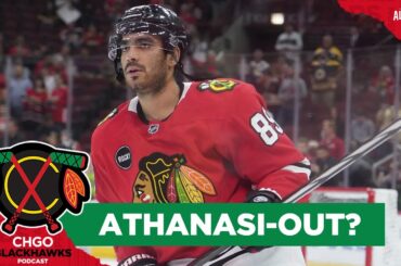 Andreas Athanasiou Likely Scratched Ahead of Golden Knights Game | CHGO Blackhawks Podcast