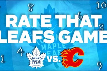 Michael Hutchinson has a .919SV% in 8GP with Leafs | Rate That Leafs Game #38 | TOR 4, CGY 2