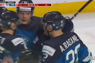 Kristian Vesalainen 1G 1A vs USA | Dec 31 2017 | U20 WJC