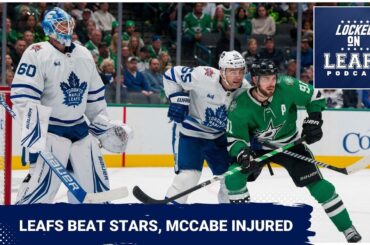Toronto Maple Leafs prevail over Dallas Stars with another strong Woll start, lose McCabe to injury