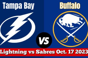 Tampa Bay Lightning vs Buffalo Sabres | Live NHL Play by Play & Chat