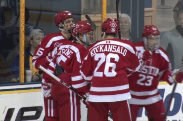 BU squeezes by the Merrimack Warriors 4-3
