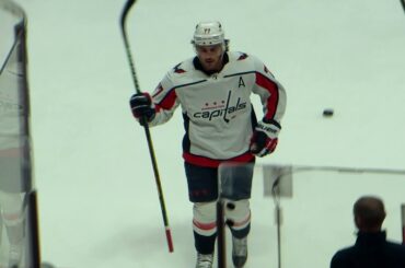 T.J. Oshie during pre-game warm-up at the Capitals @ Senators hockey game