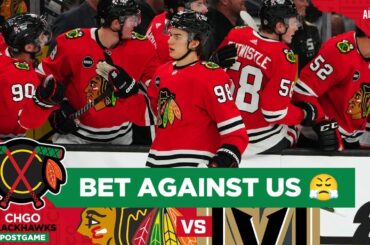 Connor Bedard, Taylor Raddysh Lead FURIOUS Comeback vs Golden Knights | CHGO Blackhawks Postgame
