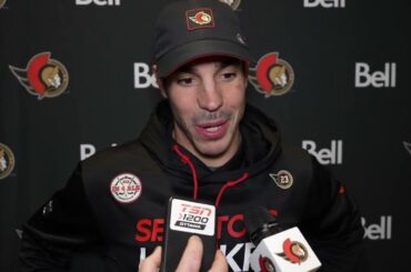 Vladimir Tarasenko, Travis Hamonic and D.J. Smith Pre-Game Media Availability vs NYI