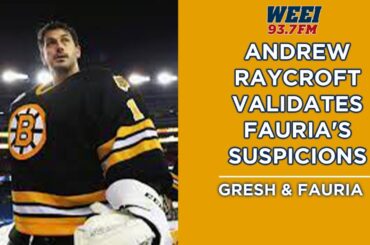 Andrew Raycroft Validates Fauria's Suspicions