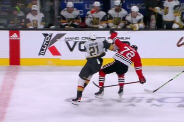 Brett Howden massive hit on Alex Vlasic