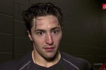 Frank Vatrano post-game interview + Bo Groulx