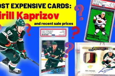 Kirill Kaprizov - Most Expensive Cards and Recent Sale Prices - Hockey Cards in Canada