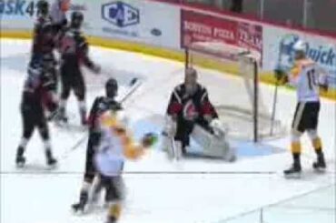 10-16-13 Moose Jaw Warriors vs Brandon Wheat Kings Ryan Pulock