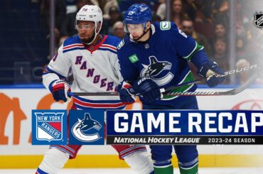 Rangers @ Canucks 10/28 | NHL Highlights 2023