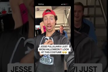 OMG JESSE PULJUJARVI’S HALLOWEEN COSTUME IS INSANE 😳🤣🎃