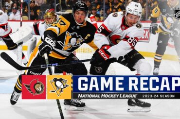 Senators @ Penguins 10/28 | NHL Highlights 2023