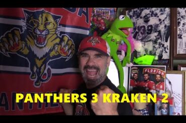 Florida Panthers Beat Seattle Kraken 3-2 Now On To Boston