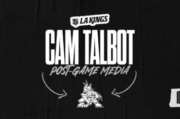 Goaltender Cam Talbot | 10.27.23 @Ari@ Arizona | LA Kings Postgame Media Availability