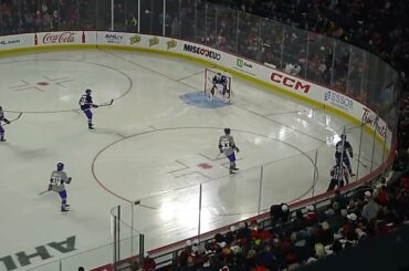 Brayden Pachal of of Pacific Division scores vs. Central Division in 2023 AHL All-Star Challenge 2/6