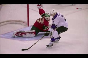 Niklas Backstrom stuns Jack Johnson in shootout 2/1/11
